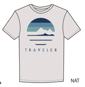 Traveler Logo Crewneck Tee