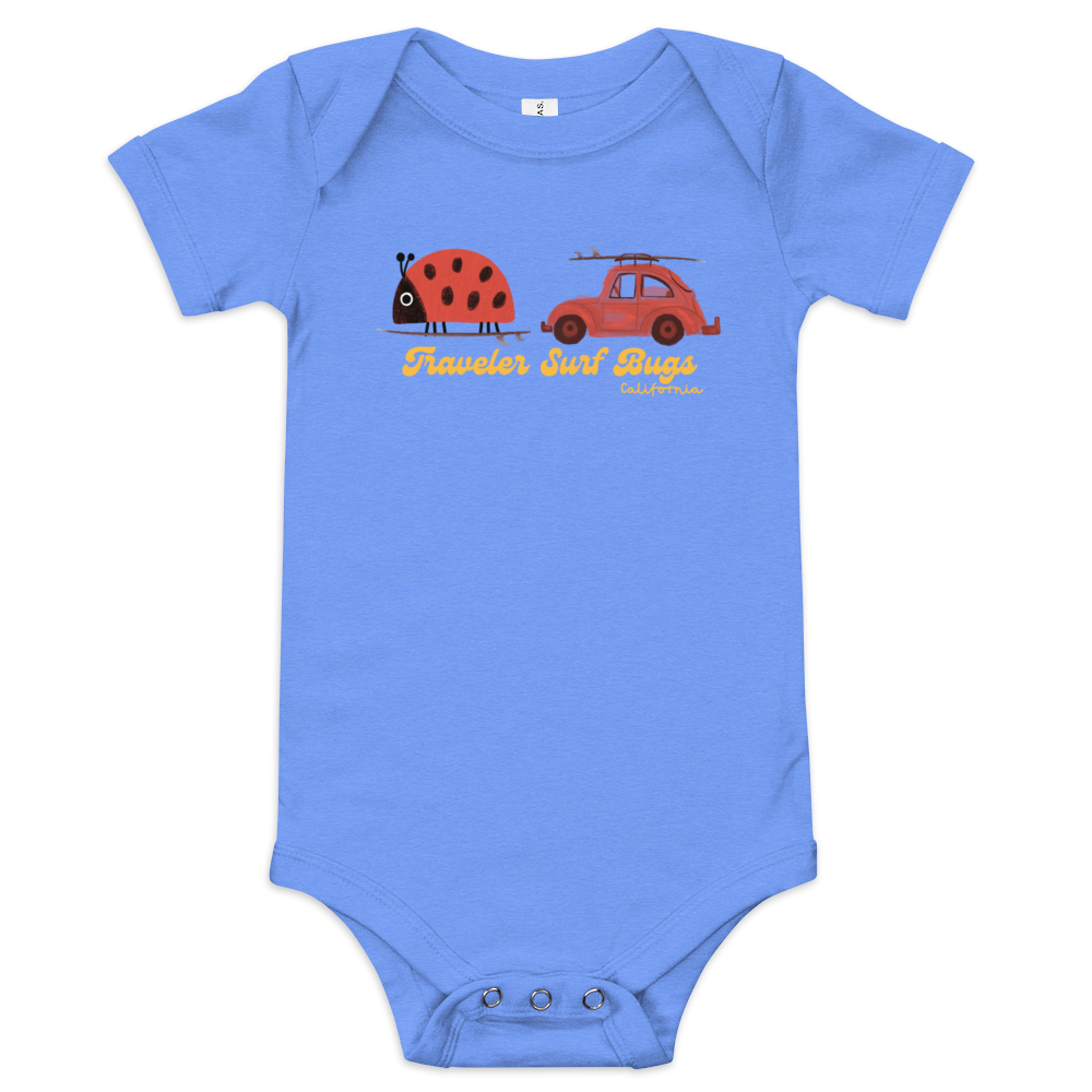 Traveler Surf Bugs Kids Tee & Baby Onesie