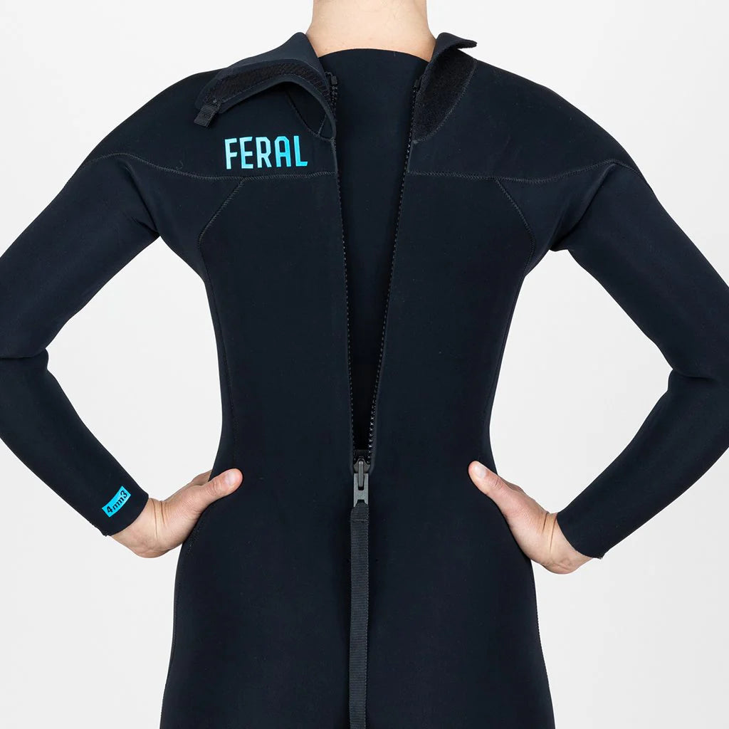 Women's Feral 4/3mm Back Zip Wetsuit