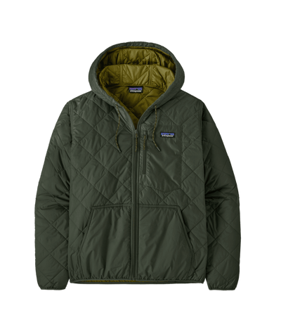 Men's Diamond Quilted Bomber Hoody