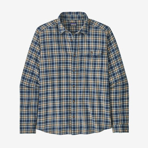 Men's Long Sleeved Lightweight Fjord Flannel Shirt