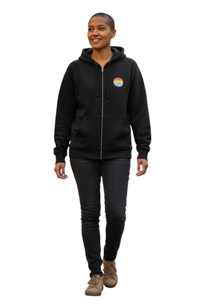 Traveler Patch Zip Hoodie