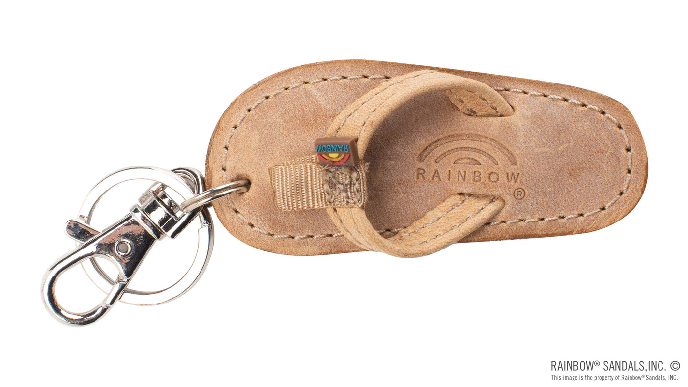 Leather Sandal Key Chain