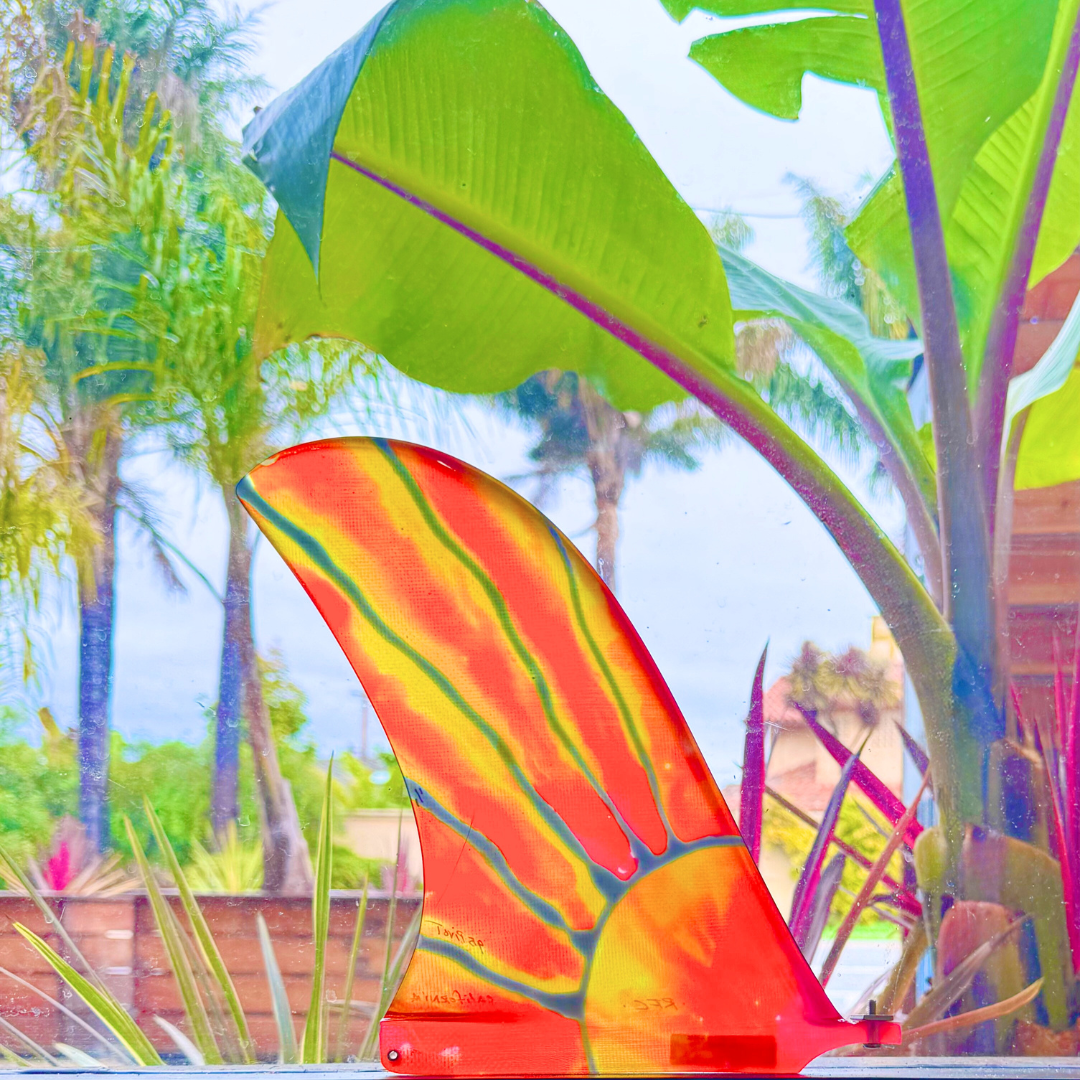 Pivot 9.5" Stained Glass Fin