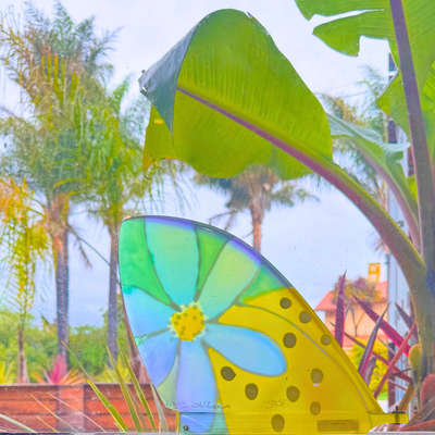 Skeg 8.5" Stained Glass Fin