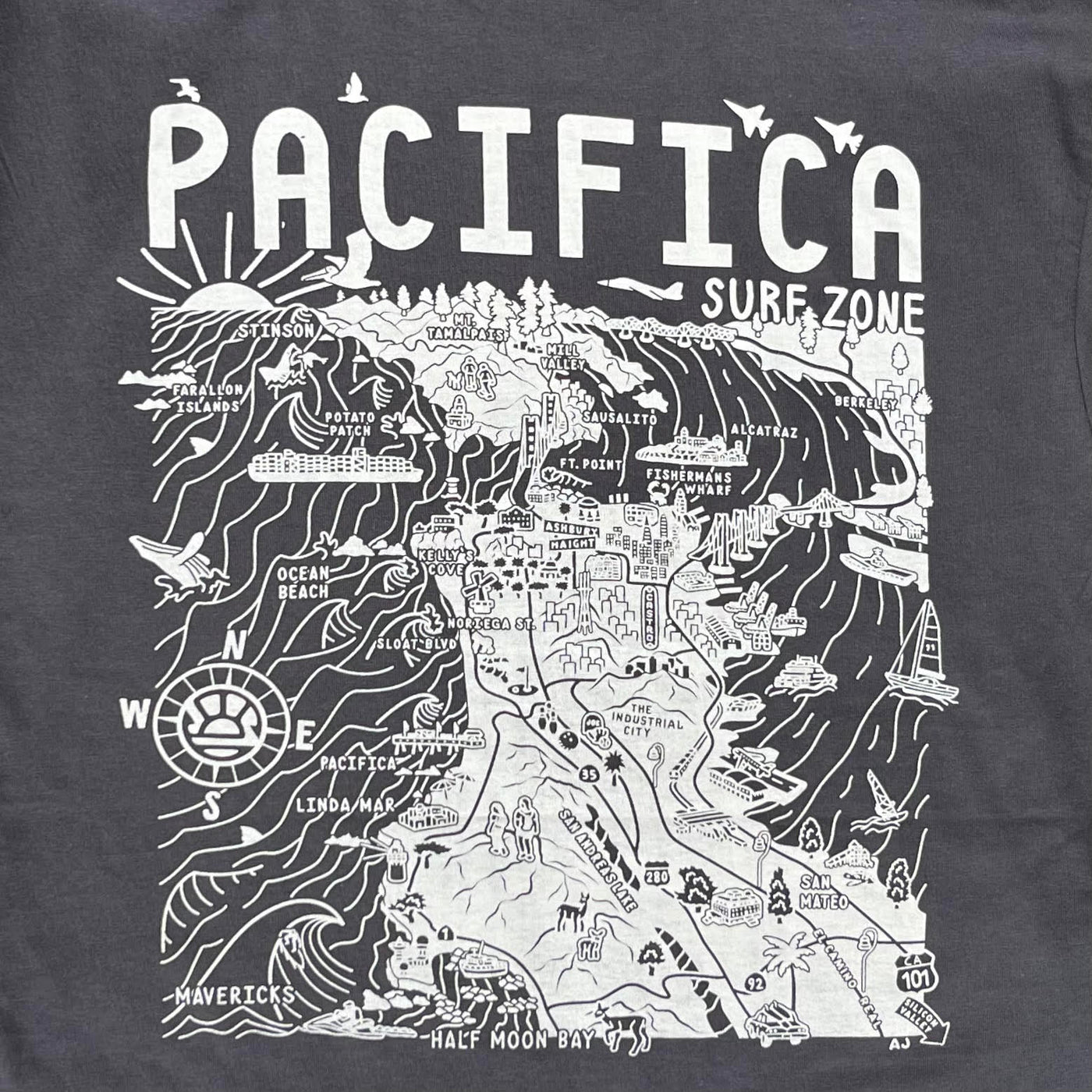 Pacifica Map Hoodie