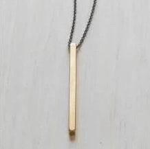Brass Rod Necklace