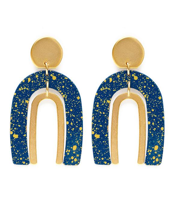 Arches Earrings - Starry Night
