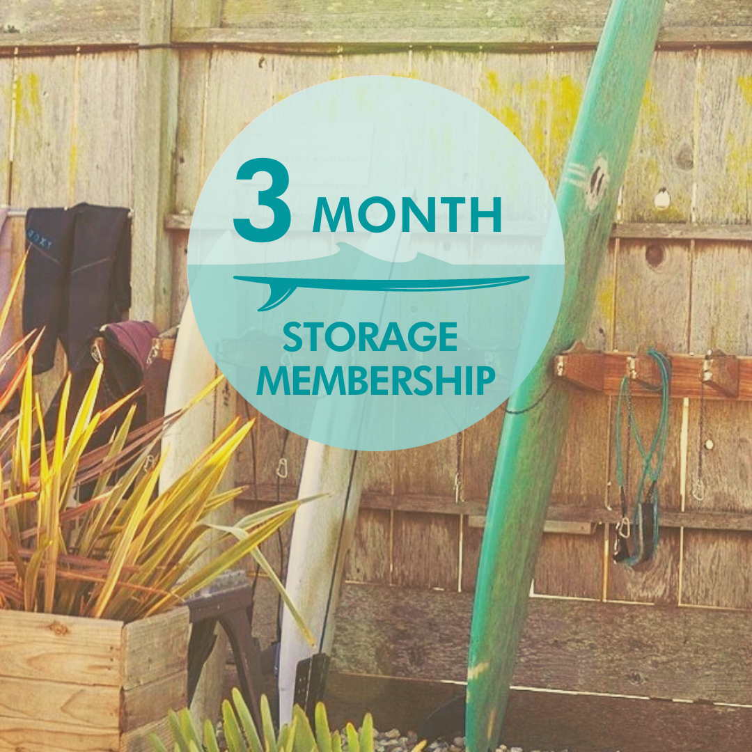 3 Month Pacifica Membership - With Surfboard Storage