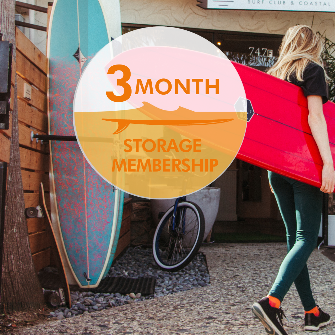 3 Month Santa Cruz Membership - With Surfboard Storage
