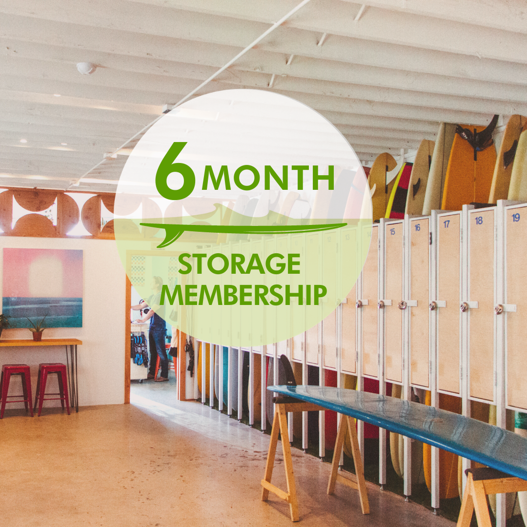 6 Month Malibu Membership - With Surfboard Storage