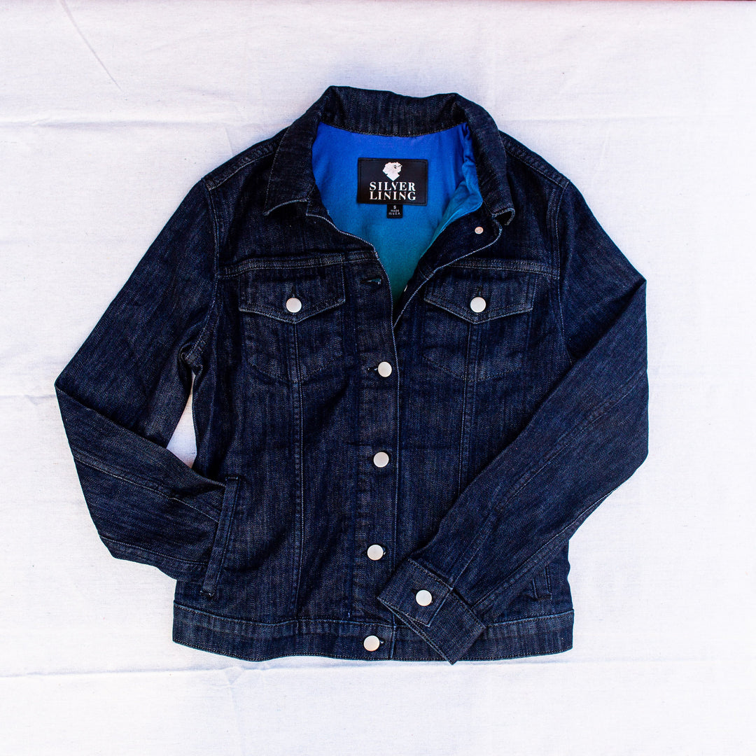 Silver Lining Women's Denim Jacket – Traveler Surf Club