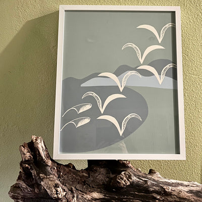 Framed May Day Art Print