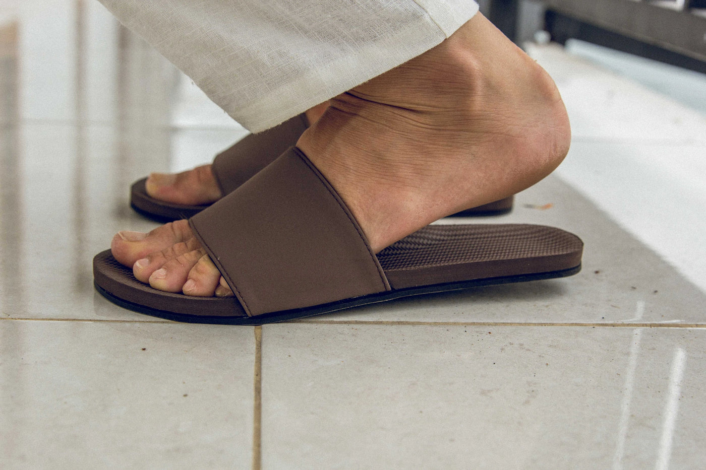 Women's Sandal Slides- Soil