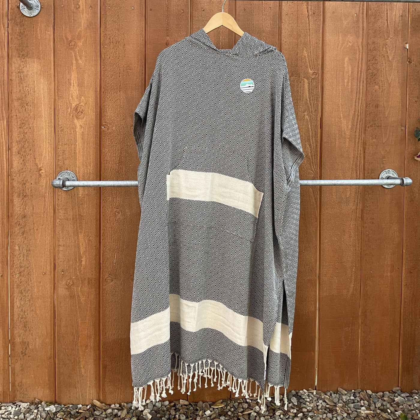Traveler Patch Cotton Changing Poncho