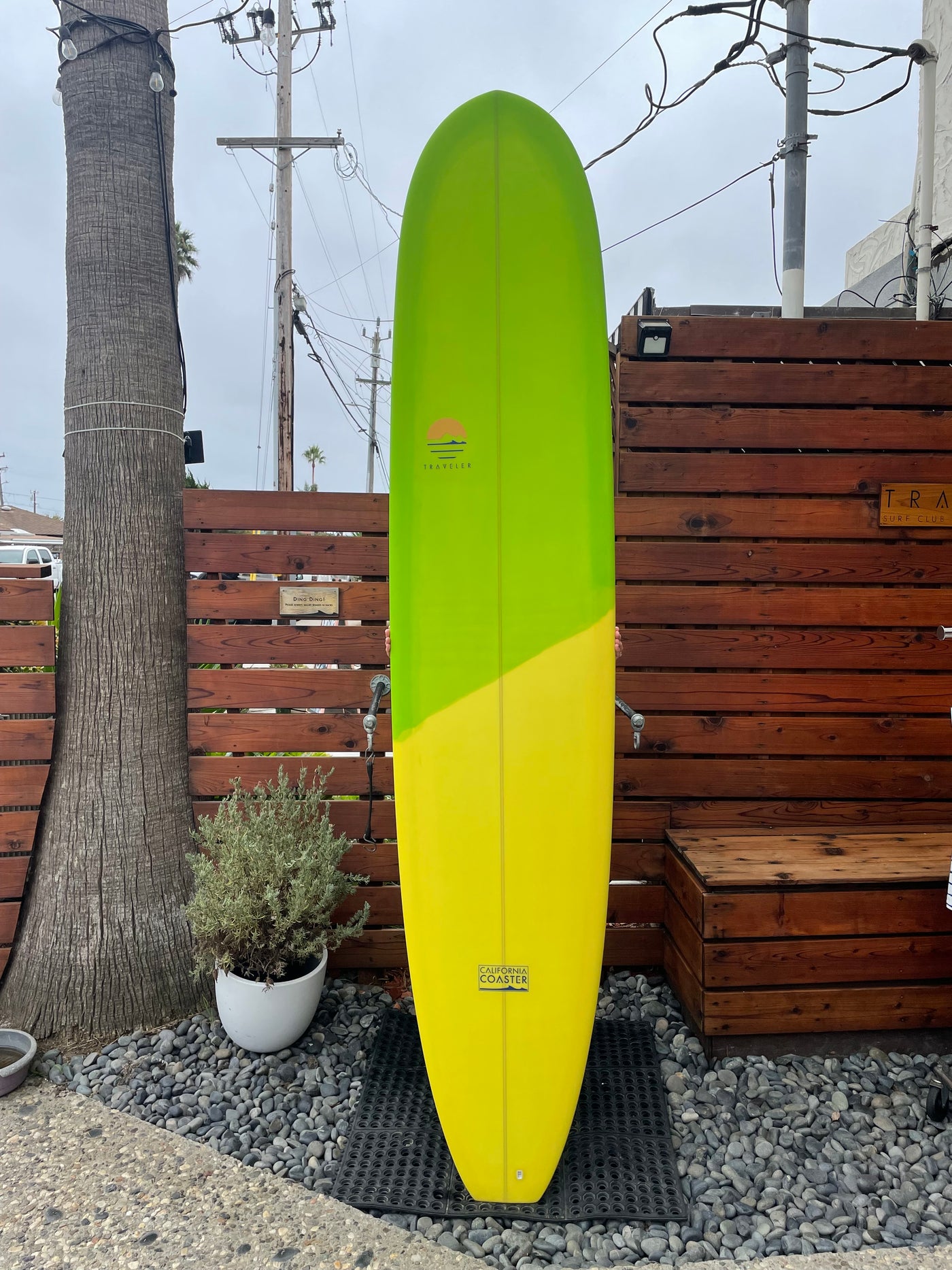 9'0 California Coaster - Green/Yellow