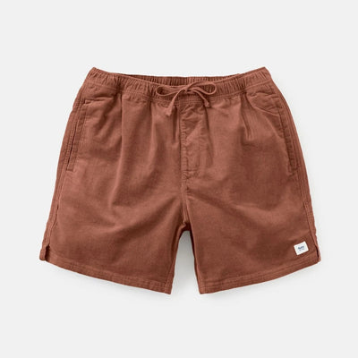 Cord Local Shorts- Dark Clay