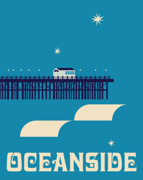 Oceanside Art Print