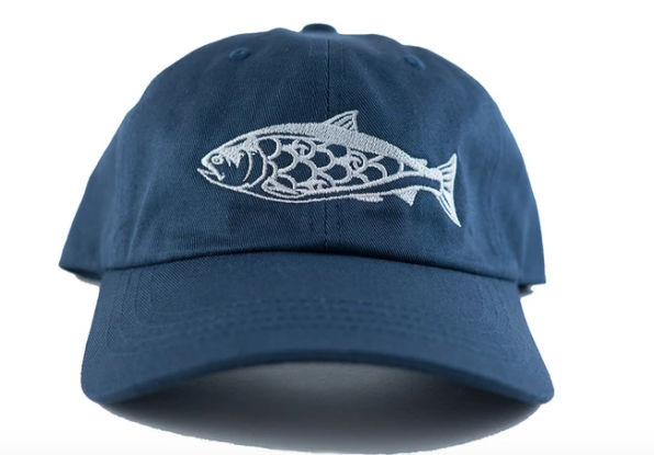 Salmon Dad Hat - Navy