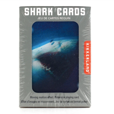 3D Shark Playing Cards