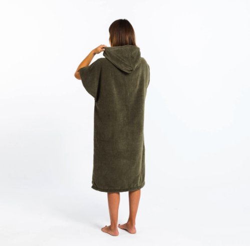 The Digs Changing Poncho - Green