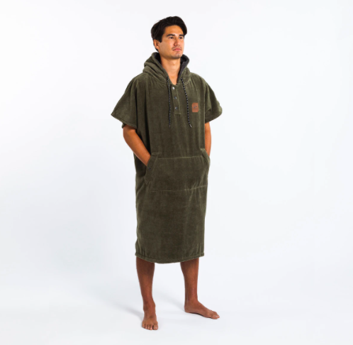 The Digs Changing Poncho - Green