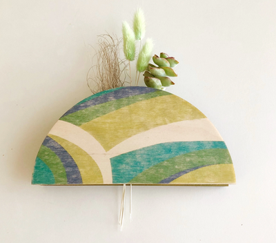 Abstract Dome Wall Planter