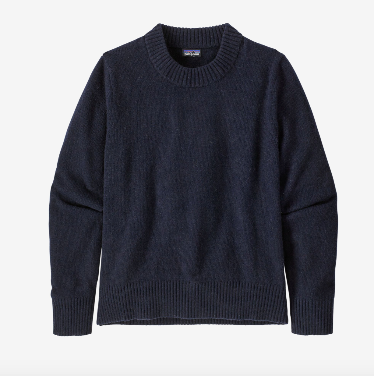 Women's Recycled Wool Crewneck Sweater - New Navy