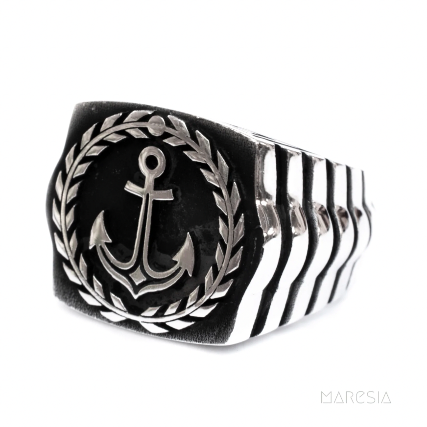 Anchor Men's Ring