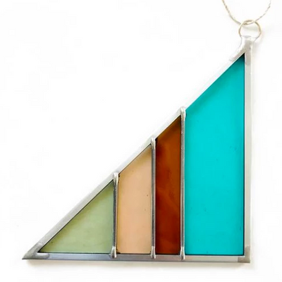 Small Triangle Stained Glass