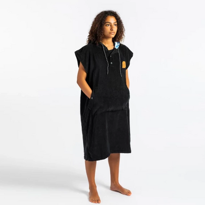 The Digs Changing Poncho - Black