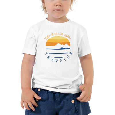 Traveler Toddler Tee - Surf More Be Happy