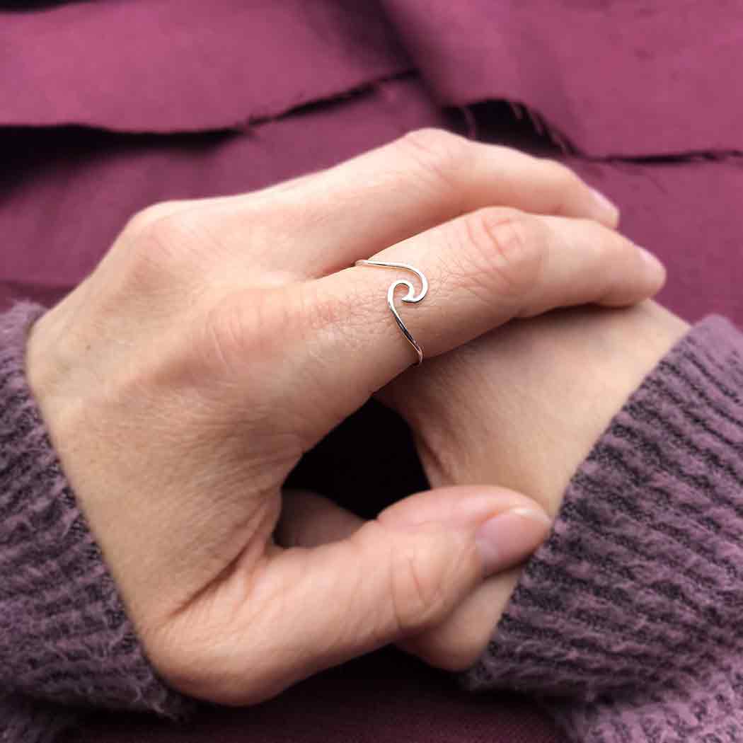 Sterling Silver Wave Ring | Traveler Surf Club