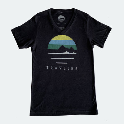 Traveler Logo V-Neck Tee