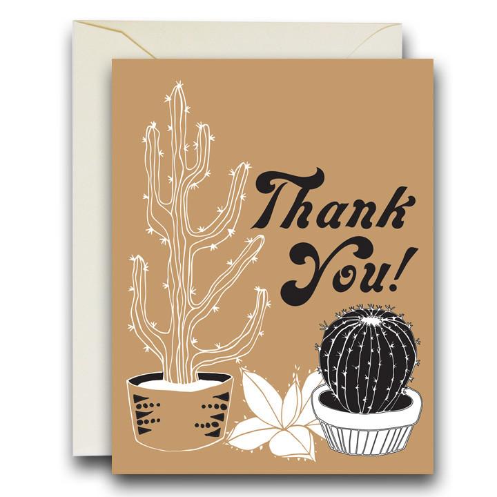 Cacti Thank You Card