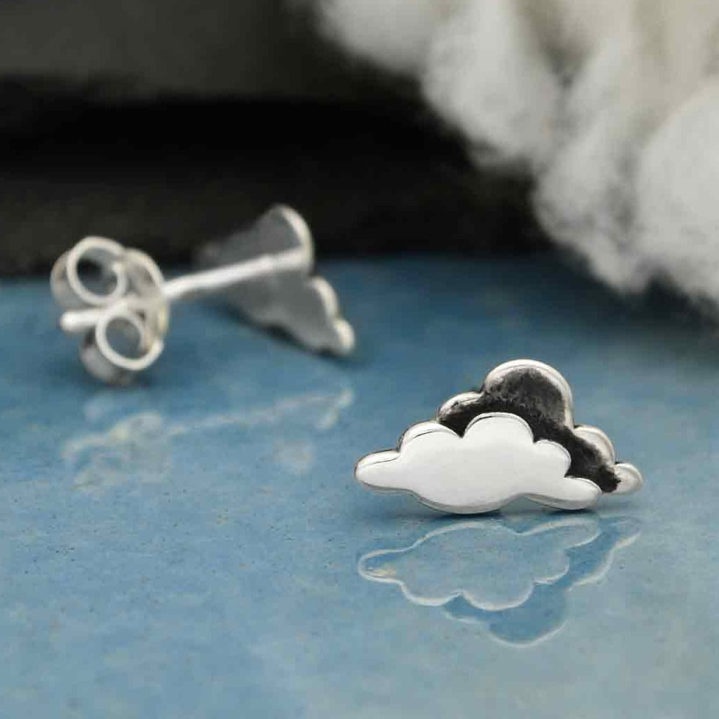 Cloud Post Earrings