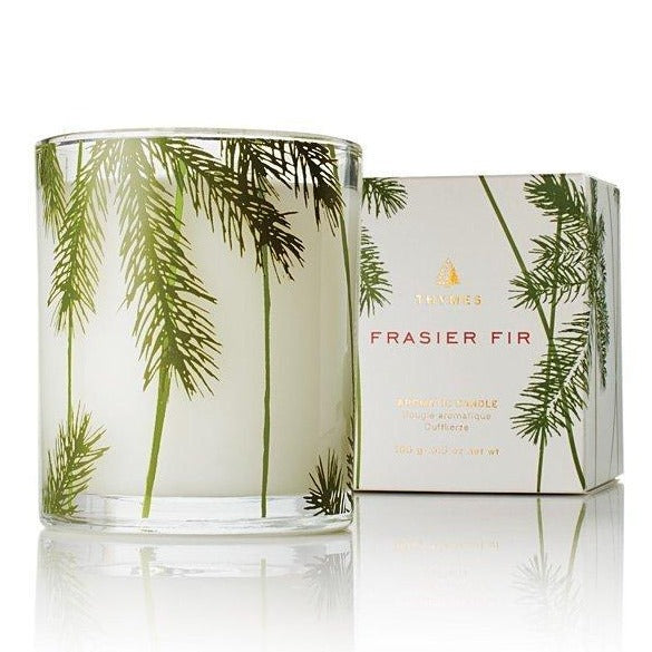 Frasier Fir Pine Needle Glass Candle