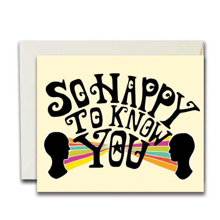 So Happy to Know You Card