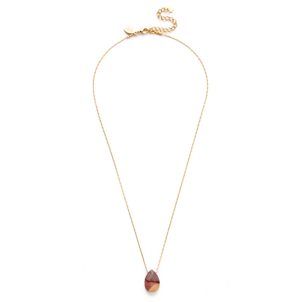 Mookaite Teardrop Gem