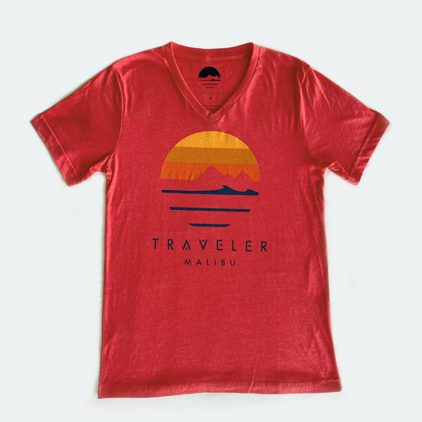 Traveler Malibu Logo V-Neck Tee