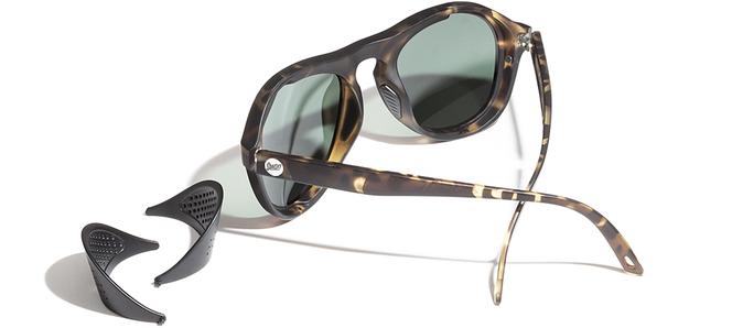 Tortoise Forest Sunski Treeline Polarized Sunglasses The Black