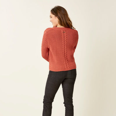 Walsh Sweater - Red Clay